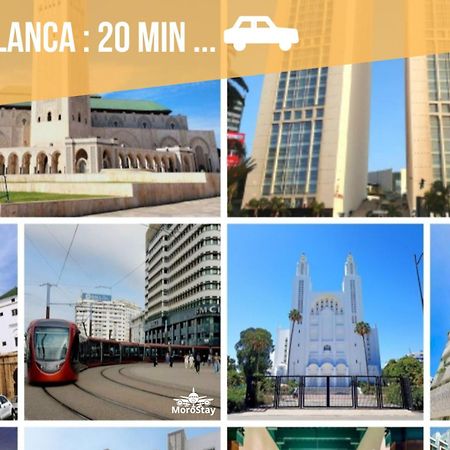 Airport Apartment Suite Casablanca Free Wifi Modern Confort Calme Derroua Экстерьер фото